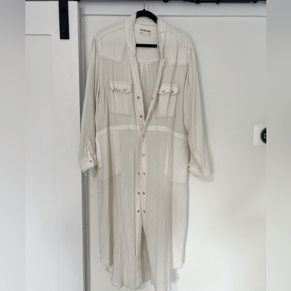 Free People long jacket dress